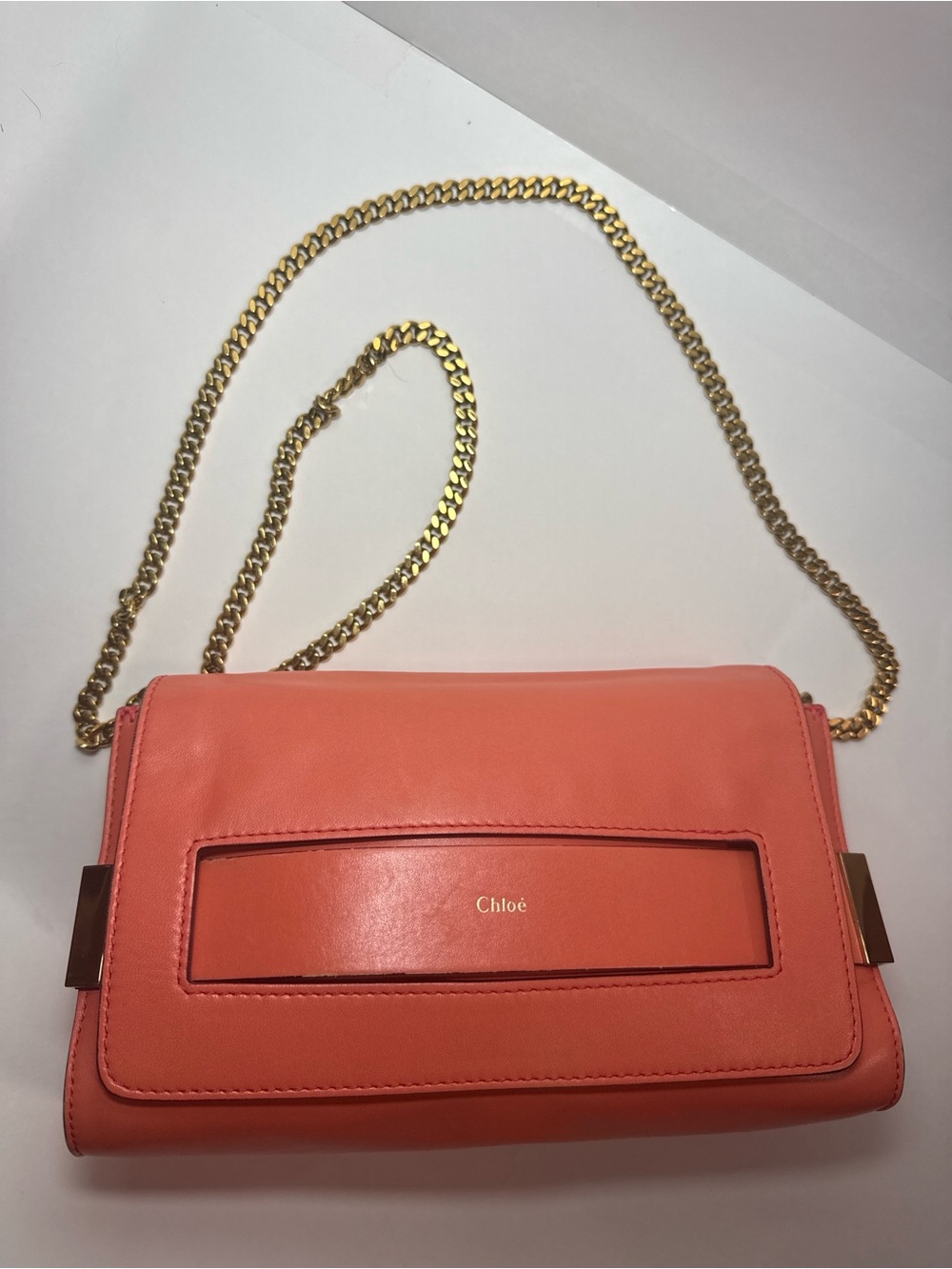 Chloé Coral Leather Crossbody Bag - Picture 3 of 17